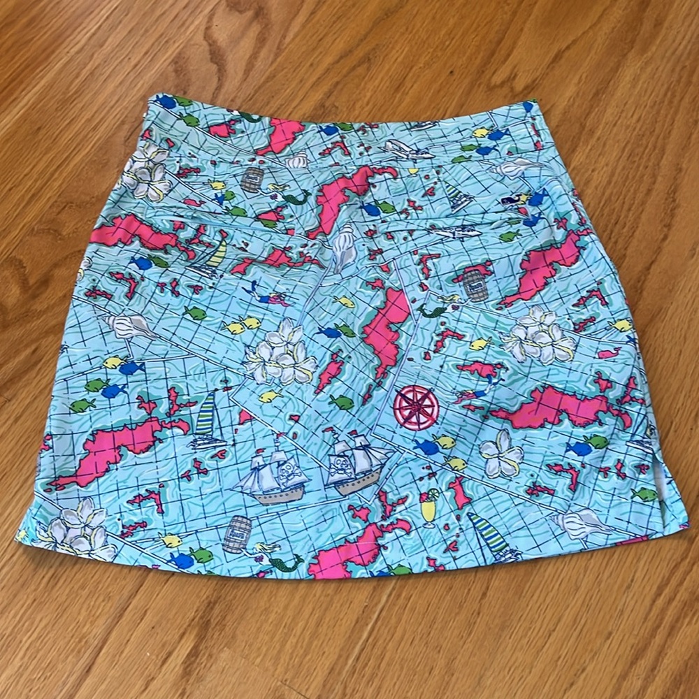 Vineyard Vines BVI print golf skort size 00 - Picture 5 of 8